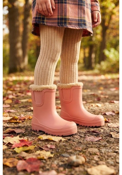 Igor W10340 402 Pembe Rosa Verona Borrego İçi Kürklü Çocuk Yağmur Çizmesi