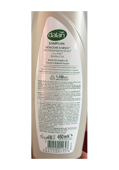 Şampuan Bambu Özlü Dökülme Karşıtı 450 Ml X 6 Adet Tüm Saç Tipleri Şampuan Bambu Özlü Dökülme Karşıtı 450 Ml X 6 Adet Tüm Saç Tipleri
