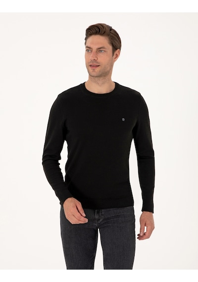 Pierre Cardin Erkek Siyah Kazak /triko 50314192-vr046 Siyah