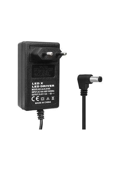 Pm-5284 16.8 Volt - 2 Amper - 33.6 Watt 5.5 2.5 Mm L Uçlu Şarjlı Matkap Adaptörü