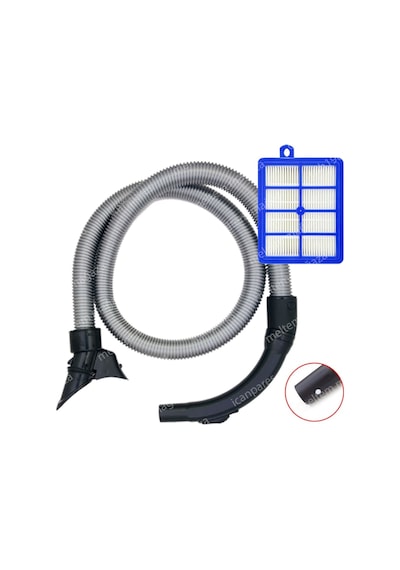 Philips Uyumlu Fc 9225 Marathon Süpürge Emiş Hortumu Ve Hepa Filtresi