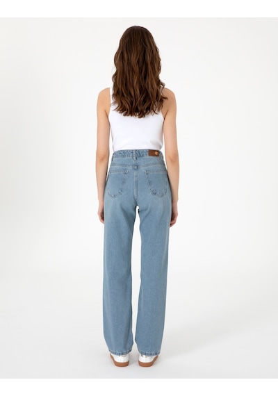 Pierre Cardin Kadın Mavi Pantolon Jean 50301277-vr036 Mavi