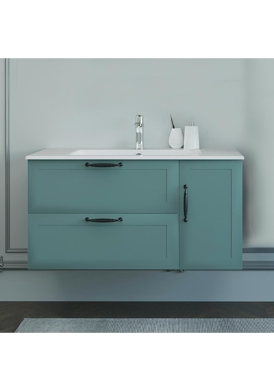 Denko Beyoğlu 100 Cm Mdf Mat Yeşil Banyo Dolabı Takımı Yeşil Denko Beyoğlu 100 Cm Mdf Mat Yeşil Banyo Dolabı Takımı Yeşil