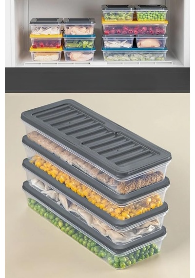 4 Adet Buzdolabı Organizeri, Buzdolabı İçin Çok Amaçlı Saklama Kabı, Fresh Box, Şeffaf Ve Ayarlanabilir, Gıdaları Taze Tutma Özelliği, Mutfak Düzenleyici 1170 Ml Sku: Zeusb0d58mfrh7 10 L
