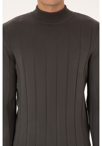 U.s. Polo Assn. Erkek Gri Kazak /triko 50315019-vr024 Grı