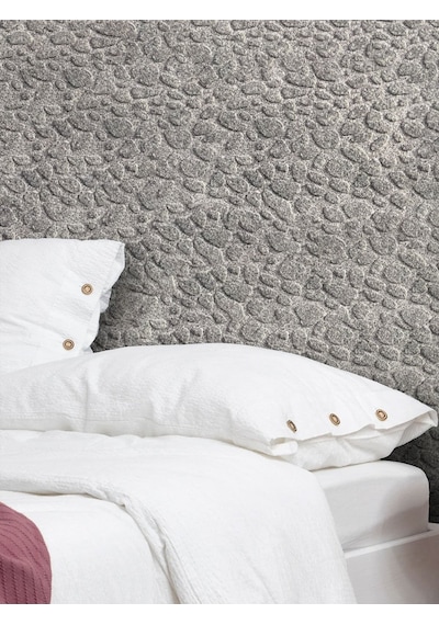 Tink 3d Kendinden Yapışkanlı Akustik Keçe Panel Leopar Desenli 52x98 Cm 2 Adet 1 M² Gri