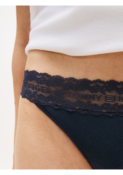 Tommy Hilfiger 3 Pack Tanga Thong-15788 0we Firework/ıvory/desert Sky
