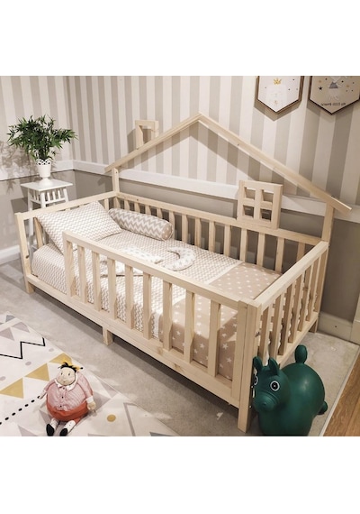Babykinder Baby Kinder Luxury Montessori Doğal Bebek Ve Çocuk Karyolası
