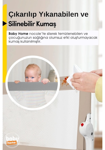 Baby Home Nicole 150 50 Cm Yatak Bariyeri Yatak Korkuluğu