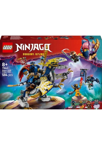 LEGO® NINJAGO® Rogue’un Robot Ejderha Binicisi 71843 - 8 Yaş ve Üzeri Çocuklar için 4 Minifigür İçeren Yaratıcı Oyuncak Yapım Seti (584P) LEGO® NINJAGO® Rogue’un Robot Ejderha Binicisi 71843 - 8 Yaş ve Üzeri Çocuklar için 4 Minifigür İçeren Yaratıcı Oyuncak Yapım Seti (584P)