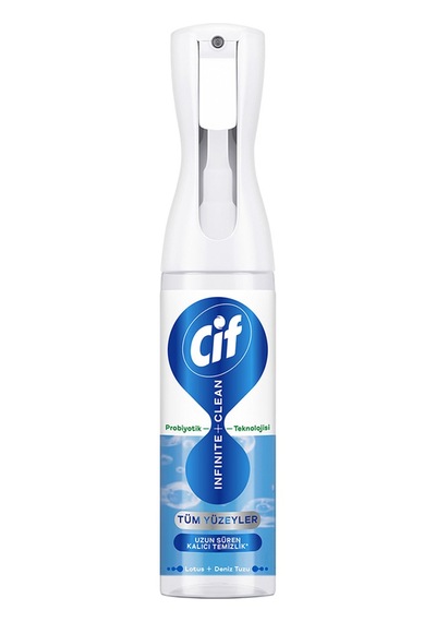 Cif Infinite Clean Doğal Probiyotikli Sprey Tüm Yüzeyler İçin Lotus & Deniz Tuzu 280 Ml X1 Diğer