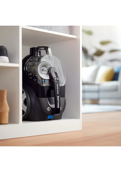 Philips Powerpro Expert 7000 Serisi Torbasız Elektrikli Süpürge, Triactive+ Led Başlık, Alerji Filtresi, 900 Watt Parlak Siyah - Fc9747/09 Philips Powerpro Expert 7000 Serisi Torbasız Elektrikli Süpürge, Triactive+ Led Başlık, Alerji Filtresi, 900 Watt Parlak Siyah - Fc9747/09
