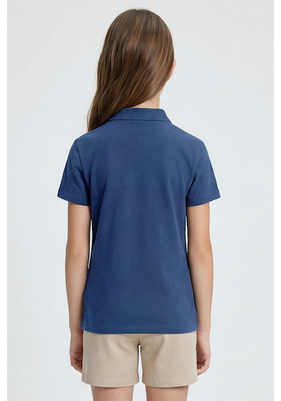 Tommy Life Parlament Polo Yaka Standart Fit Basic Unisex T-shirt - 11330