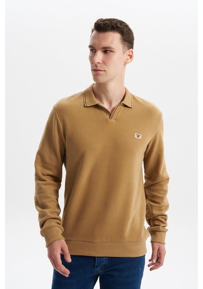 AR-MA Arma Erkek Regular Fit Polo Yaka Kazak Karbon Fırçalı Selanik, %65 Pamuk %35 Polyester, Düğmesiz Basic K30554698602 Acı Kahverengi AR-MA Arma Erkek Regular Fit Polo Yaka Kazak Karbon Fırçalı Selanik, %65 Pamuk %35 Polyester, Düğmesiz Basic K30554698602 Acı Kahverengi