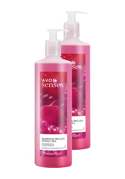 Avon Raspberry Delight Frambuaz Ve Frenk Üzümü Kokulu Duş Jeli 2 x 720 ML