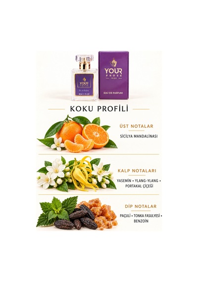 Your Prose K111 Gül, Karanfil Ve Amber Notalı Sıcak Baharatlı Çiçeksi Kadın Parfümü Edp 50 Ml - 8690352000012yp111 Oryantal