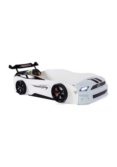 Beyaz Arabalı Yatak Sport Mst Işıklı +otopedik Yatak 90x190 Cm Beyaz Arabalı Yatak Sport Mst Işıklı +otopedik Yatak 90x190 Cm