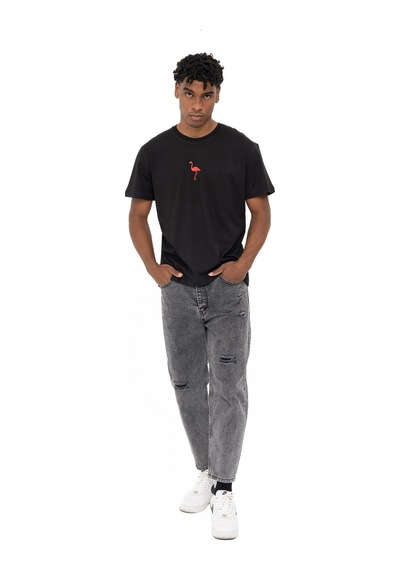 Watchofroyal Flamingo T-shirt Siyah