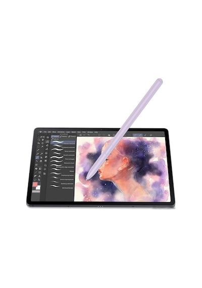 Samsung Galaxy Tab S10 Plus S10 Ultra Uyumlu Spen Stylus Tablet Kalemi Yedek Uç Seti Lila