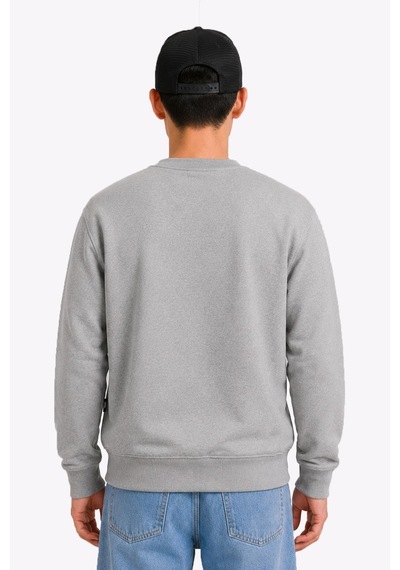 Bad Bear Valor Crewneck Man Graymelange Sweatshırt 26.02.12.046-c19 Gri