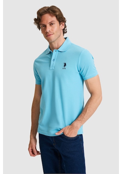 U.s. Polo Assn. Erkek Aqua Tişört Basic 50326920-vr007