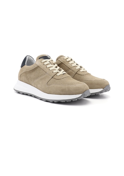 Gönderi(R) Gönderi R Erkek Kum Nubuk Bağcıklı Hakiki Deri Comfort Sneaker Ddma80338312