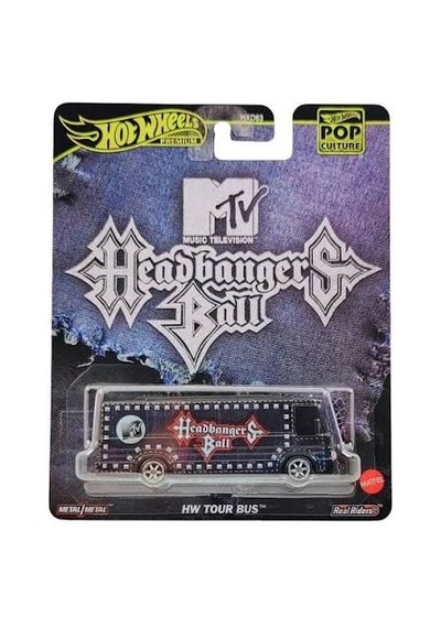 Hot Wheels Premium Pop Culture Mtv Headbanger Ball Tur Otobüsü Siyah