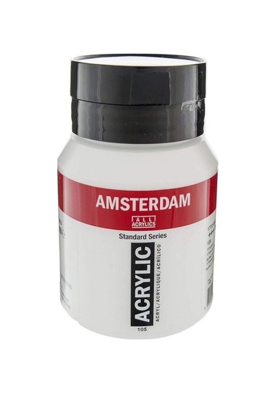 Talens Titanium White Amsterdam Akrilik Boya 500 Ml 105