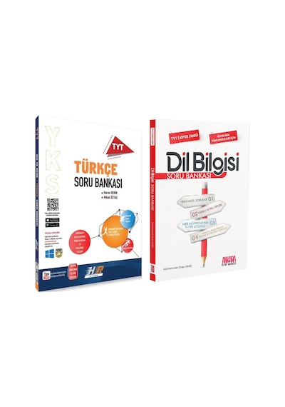 Hız Ve Renk Tyt Türkçe İle Akm Dil Bilgisi Soru Bankası Seti 2 Kitap