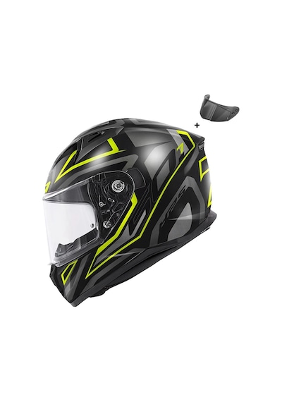 Gıvı 50.7 Proton Mat Tıtanıum-sarı Kask Mat Tıtanıum-sarı