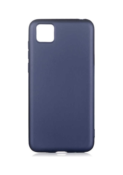 Noktaks - Huawei Uyumlu Huawei Y5p - Kılıf Mat Renkli Esnek Premier Silikon Kapak - Lacivert