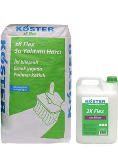 Köster 2K Flex - Çimento Esaslı Yarı Esnek Sürme Malzeme / 30 KG