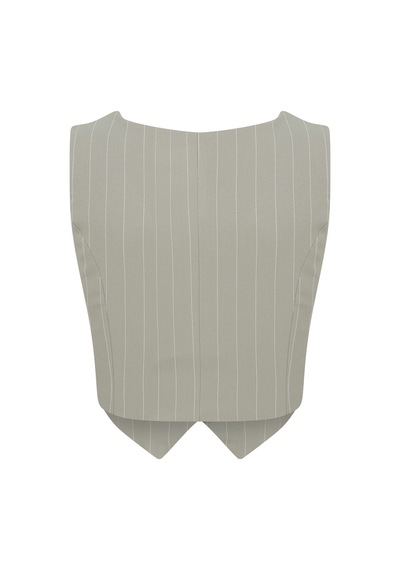 Sagaza Studio Ss6049 Slim Fit Yelek Yesil