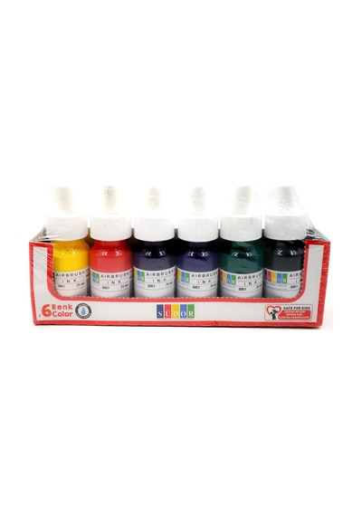 Südor Airbrush Mürekkebi 6 Renk X 25 ML