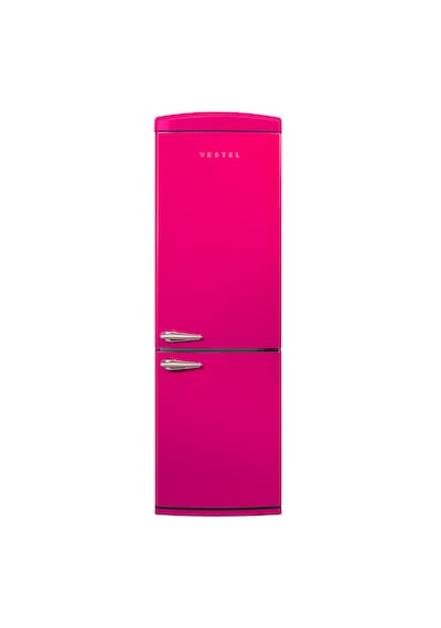 Vestel RETRO NFK37011 330 L No-Frost Buzdolabı Pembe