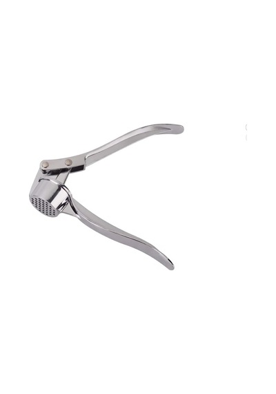 Profesyonel Paslanmaz Çelik Sarımsak Ezici - Ergonomik Lüks Sarımsak Presi, Dayanıklı Metal Sarımsak Kırıcı Ve Püre Yapıcı, Pratik Mutfak Gereçleri Ve Manuel El Presi Açık Bej