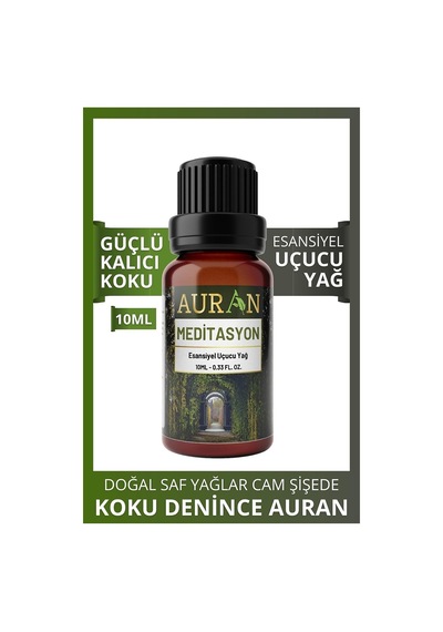 AURAN Meditasyon Esansiyel Uçucu Koku Yağı Buhurdanlık Yağı