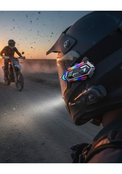 Hmngoxx Çift Gürültü Azaltmalı Motosiklet Kask Telsiz Kulaklık Tkndhmngoxx
