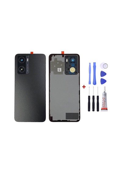 One Plus Nord N20 Se Siyah Arka Cam Kapak Pil Kapağı Tamir Set B7000 Set Siyah