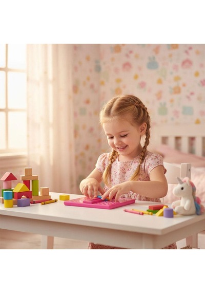 Matematik Kutusu Çarpım Tablosu Öğrenme Panosu - Pembe
