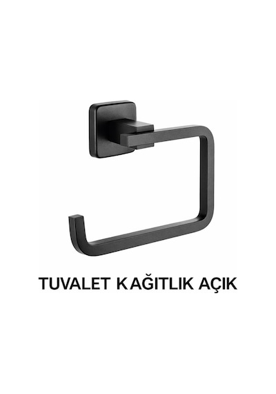 Buççin Online Mağaza Black Icon Kağıtlık Açık Krom Siyah Çok Renkli