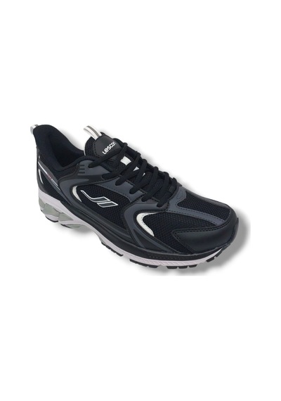 Lescon Orıon 2 Unisex Siyah Koşu Yürüyüş Spor Ayakkabı Siyah