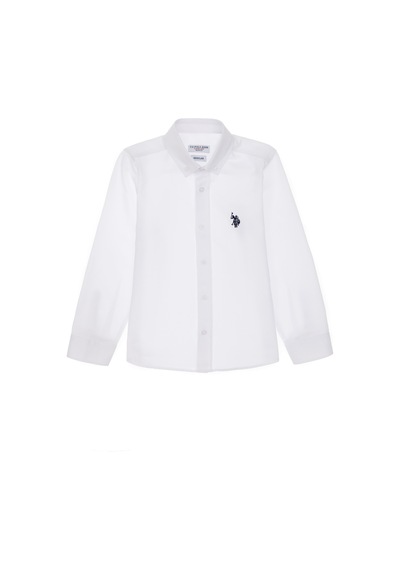 U.s. Polo Assn. Erkek Çocuk Beyaz Gömlek Basic 50306584-vr013 Beyaz