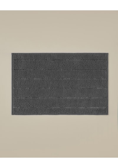 English Home Trendy Kaydırmaz Taban Banyo Paspası 50x80 Cm Gri Gri