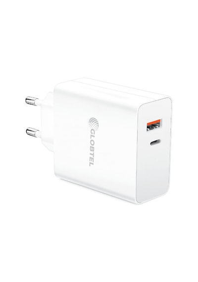 30w Çift Çıkış Şarj Adaptörü Apple Uyumlu iPhone- Redmi- Samsung - Usb Ve Type C Çıkışlı Başlık
