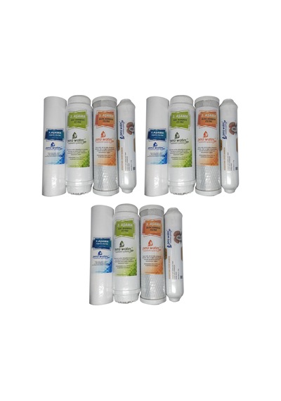 Pera Water Açık Kasa Su Arıtma Cihazlarına 4Lü Filtre Set 3 Takım