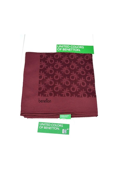 Benetton Elegante Uno Şal 1024 Koyu Bordo