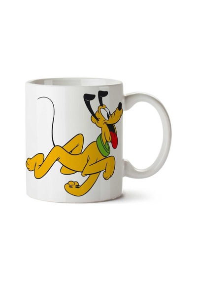 Disney-pluto-free-download-png İki Tarafı Baskılı Kupa Bardak Çok Renkli