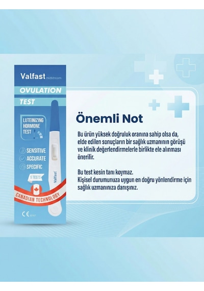 Ovulasyon Doğurganlık Yumurtlama Testi 2 Kutu 10 Adet Kalem Test