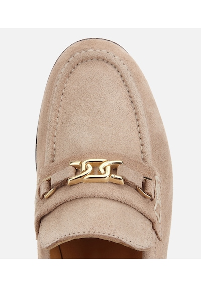 Hotiç Kadın Süet Deri Bej Toka Detaylı Klasik Loafer 01ayh321310a310 01ayh321310a310 Bej